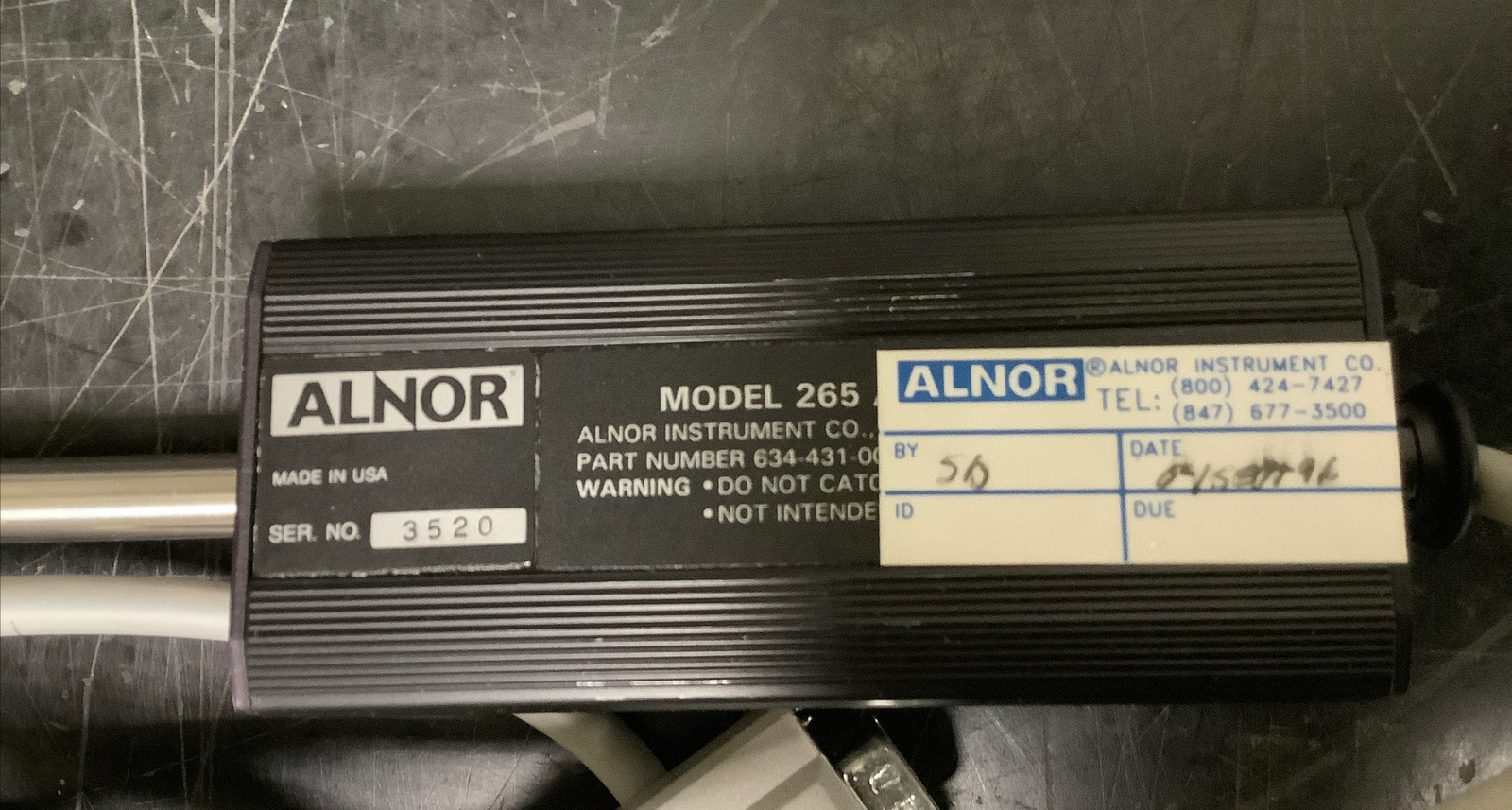 Alnor APM 360 Multipurpose Meter and ThermoAnemometer Probe 265