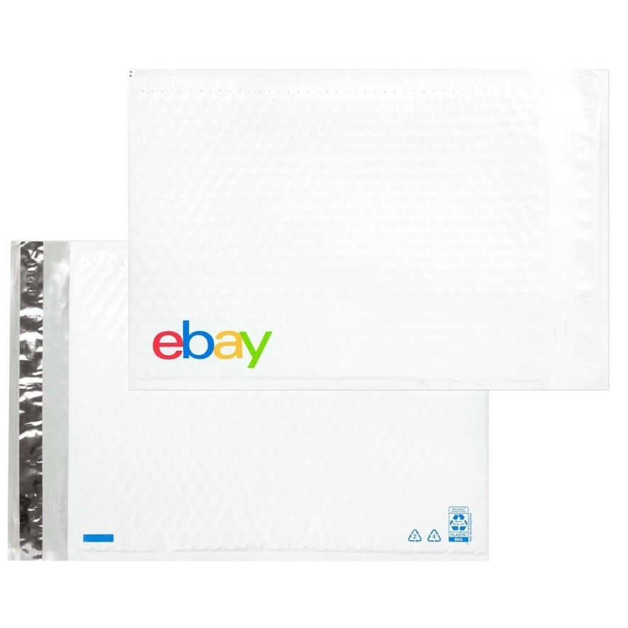 6.5” x 9.25” Ebay Branded Padded Bubble Mailer Envelope 15 PACK