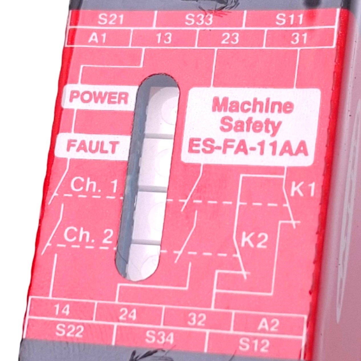 Banner ES-FA-11AA Safety Relay Module, 2-Channel, 1NC Aux, 24VAC/DC Input