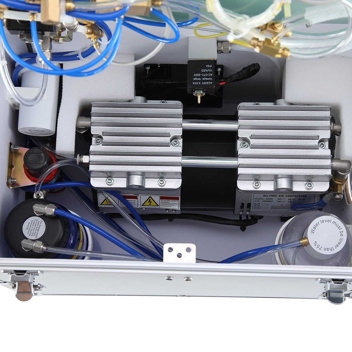 Dental Portable Mobile Delivery Unit System With Suction Air Compressor 4Hole