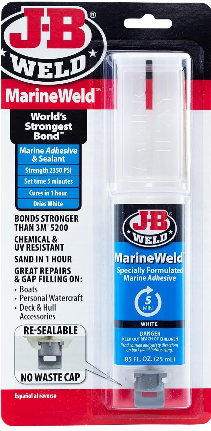 STRONGEST METAL STEEL ALUMINUM BOND PERMANENT FIX GLUE EPOXY COLD WELD SYSTEM