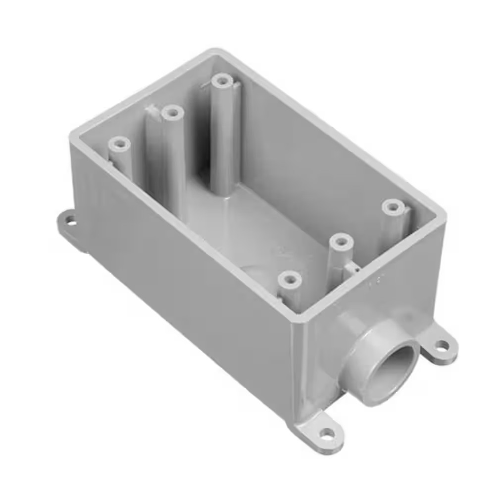 1-Gang 19 Cu. In. 1 In. Electrical PVC Type FSE FS Box (E980FFN-6-HD)