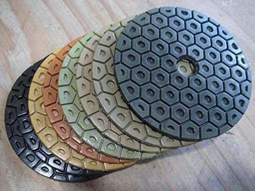 7 Inch Diamond Polishing Pad Grit 200 WET/DRY Granite Concrete Stone Marble