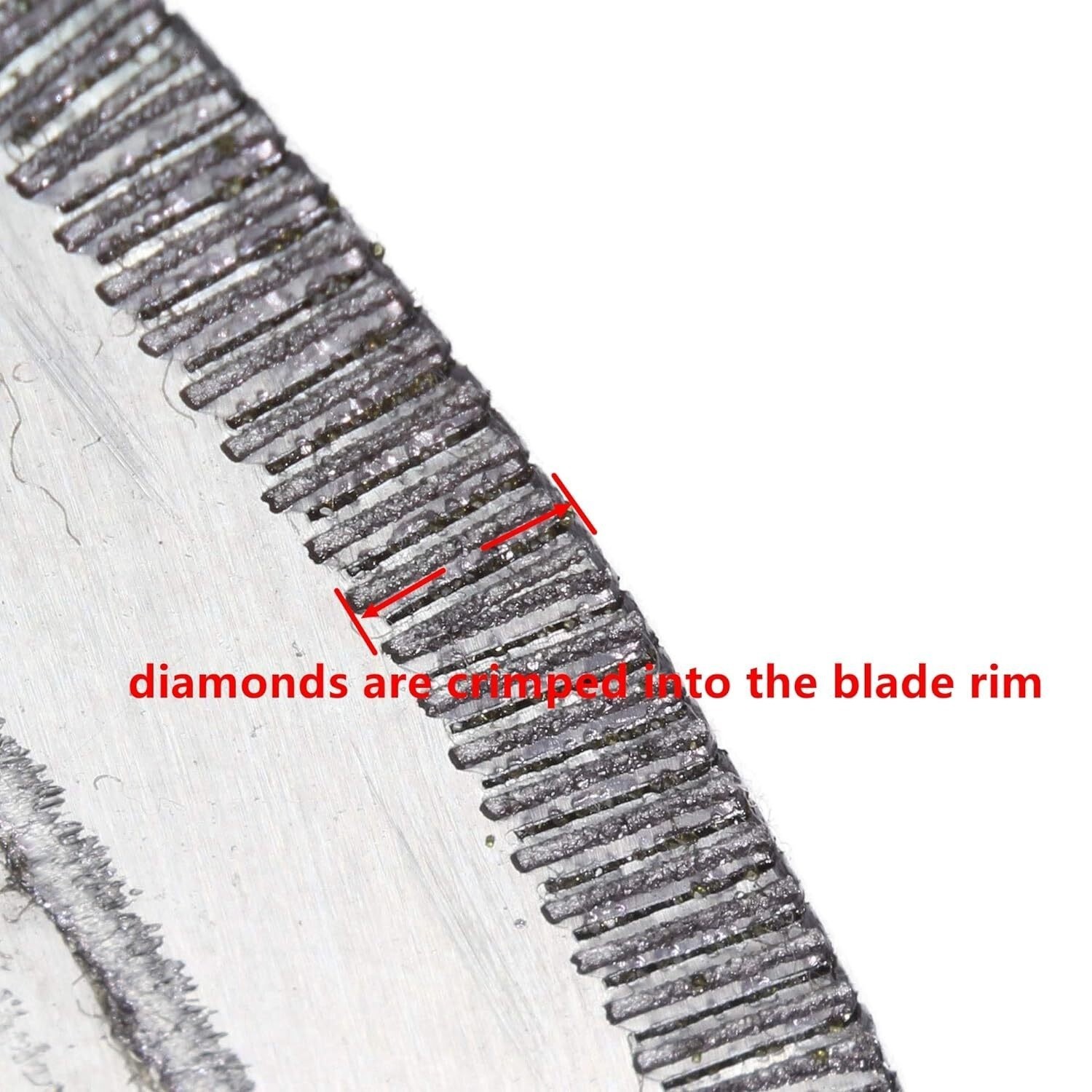 10″ Lapidary Saw Diamond Blade 16mm Arbor Hole Thin Notched Rim for Cutting Rock