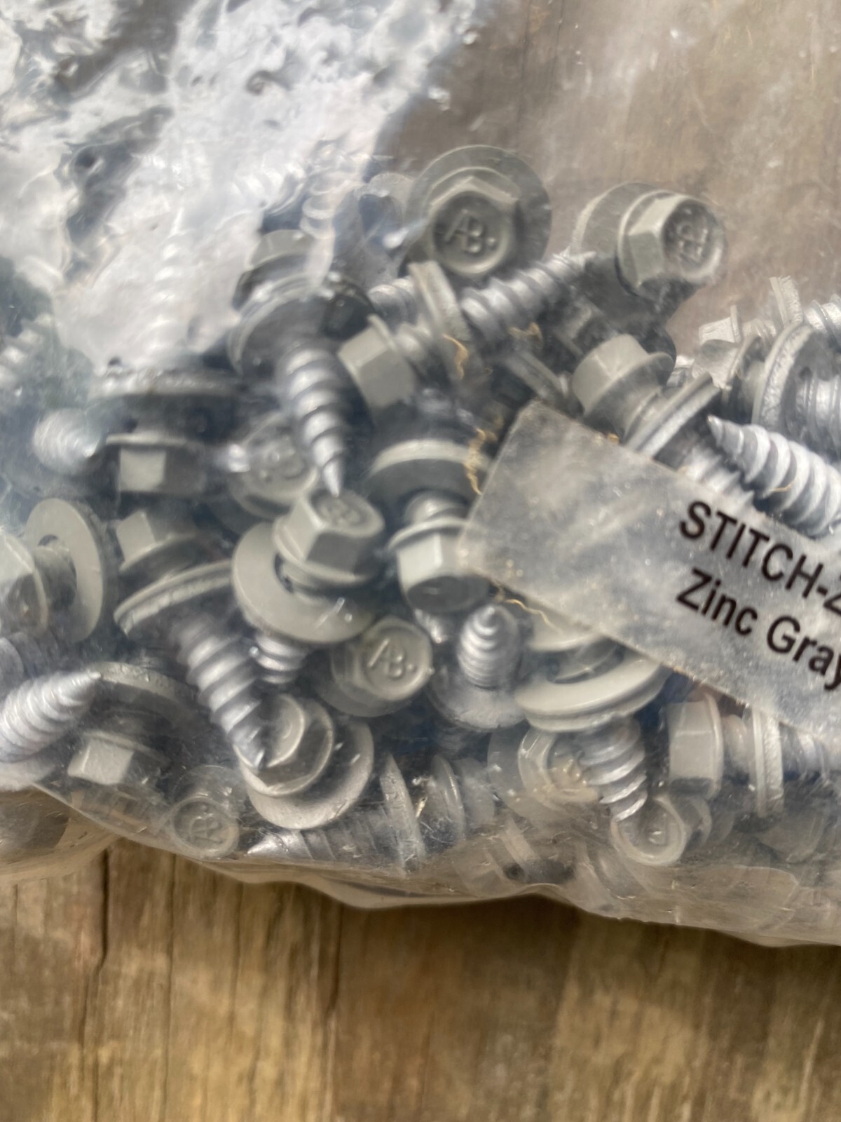 250 #12 x 3/4 Self-Drilling Stitch metal to metal roofing screws