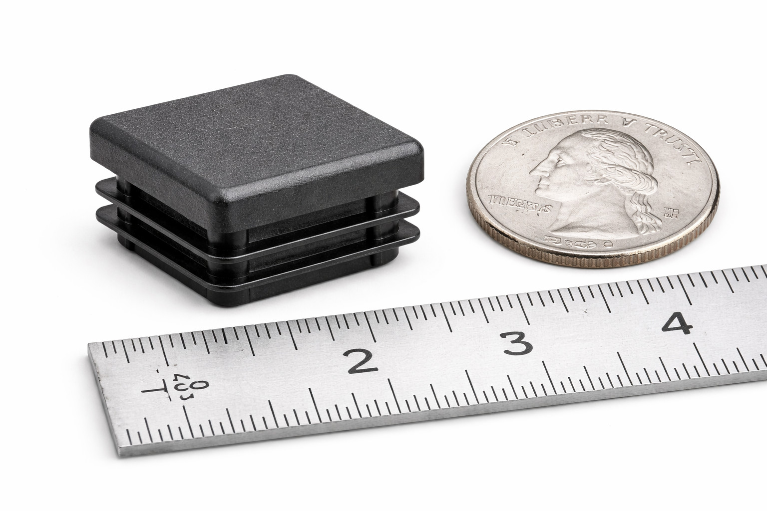 2″ x 2″ Square Tube End Plugs 2″Tubing Caps Various Pack Sizes Available
