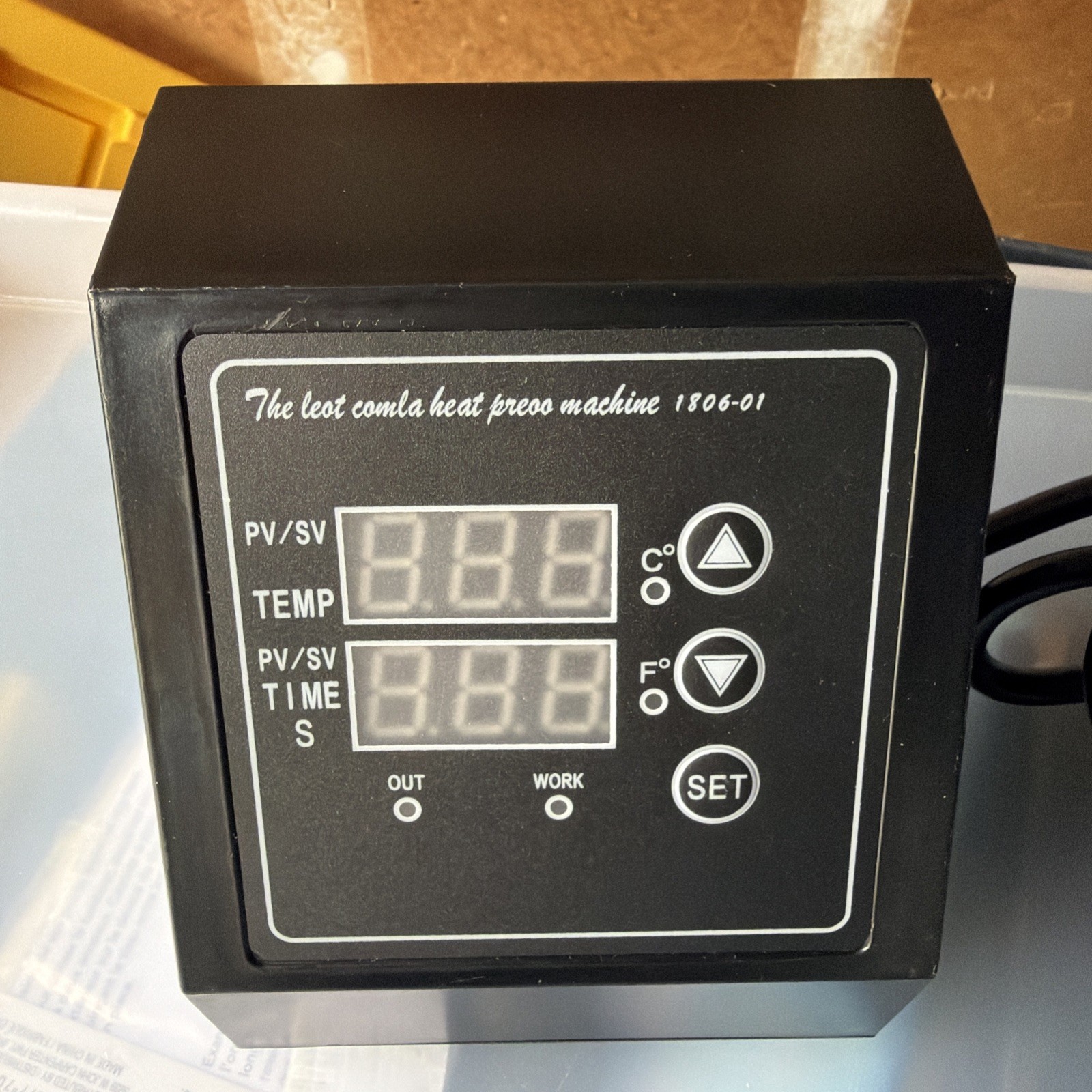 Heat Press Digital Dual Display Control Box-For Heat Press Machine NEW