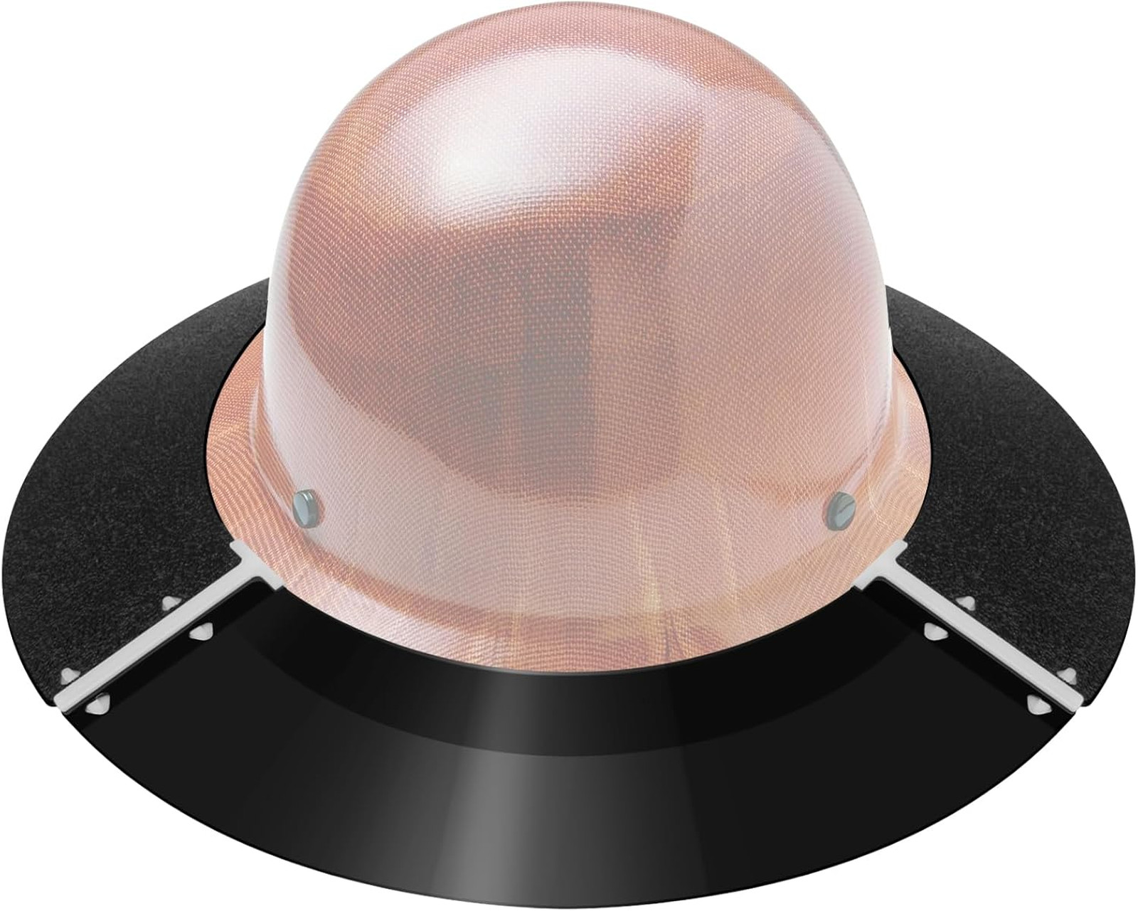 Hard Hat Sun Shade Visor for AFP Full Brim Hard Hats Tinted Smoke Hot Weather