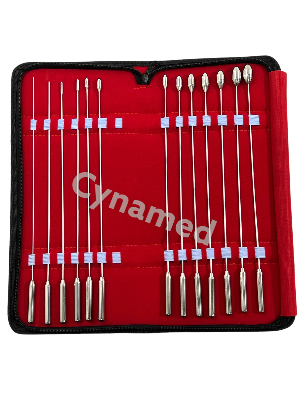 PREMIUM O.R GRADE BAKES ROSEBUD URETHRAL SOUNDS DILATOR SET SURGICAL INSTRUMENTS