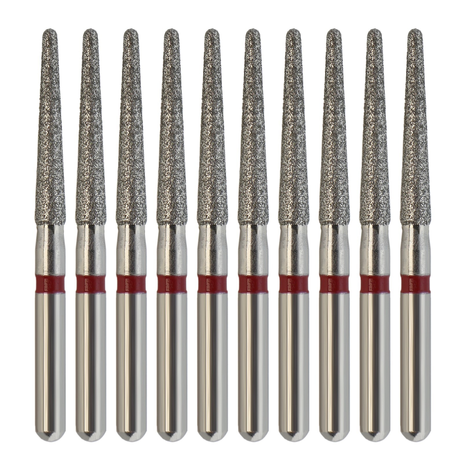 Multi-Use Diamonds Burs Chamfer 850/016F Round End Taper Fine Grit High Speed FG