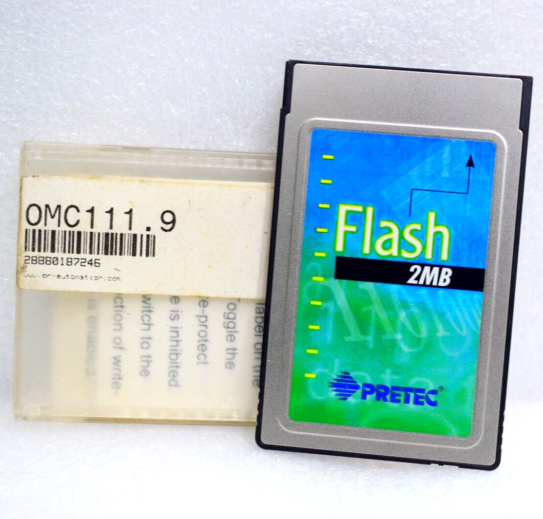 PRETEC / B&R AUTOMATION 0MC111.9 PC CARD MEMORY CARD 2MB FlashPROM FRC002