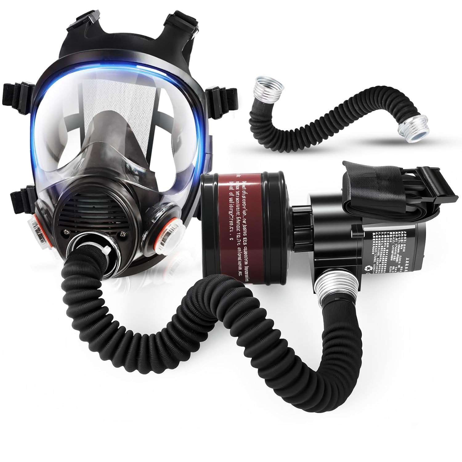 Owenri PAPR, Powered Air Purifying Respirators, 1 Count (Pack of 1), Black