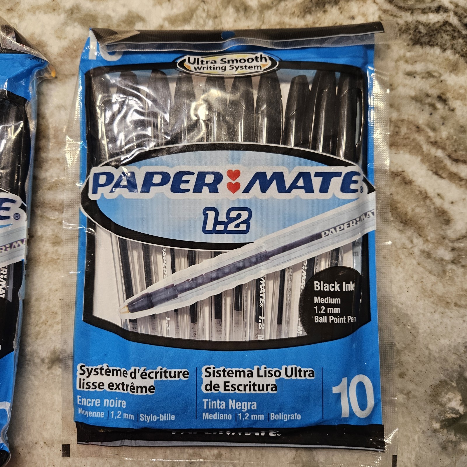 20 Paper Mate 1.2 mm Ballpoint Pens Black Ink Medium, 2006 Ultra Smooth