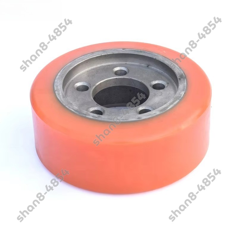 5 Holes 254x102mm Pu Wheels ID 80mm for Linde E10 Electric Pallet Truck