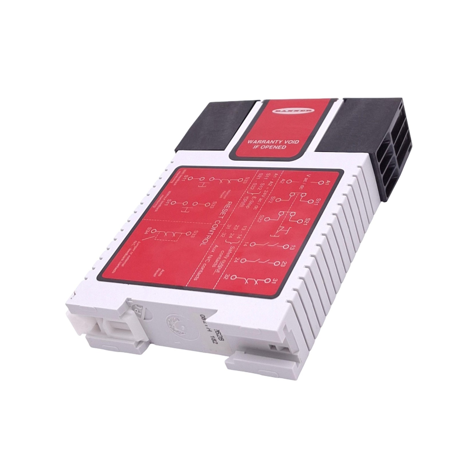 Banner ES-FA-11AA Safety Relay Module, 2-Channel, 1NC Aux, 24VAC/DC Input