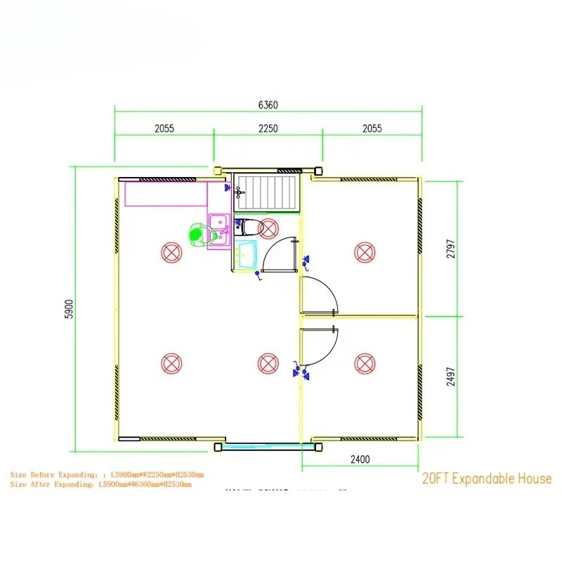 Extendable Modular Prefab Home (3-5 Bedroom)