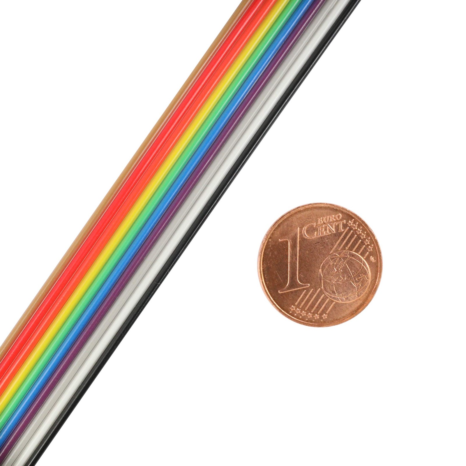 risingsaplings 10P 9.8FT 3 Meters 10 Wire 10p Colorful (9.8ft), Rainbow