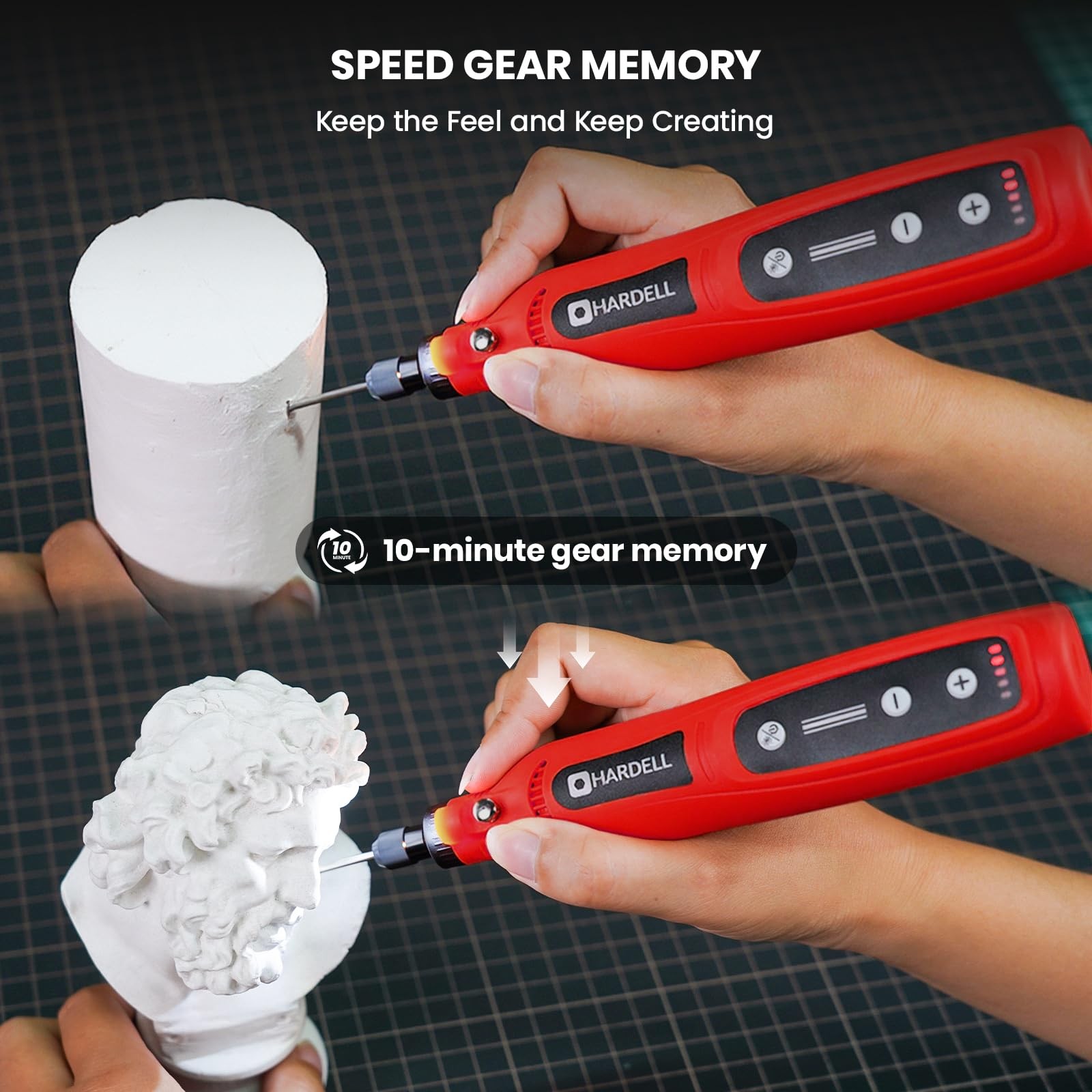 Mini Cordless Rotary Tool 4V, 5-Speed Rotary Tool Kit with 30 Accessories,Typ…
