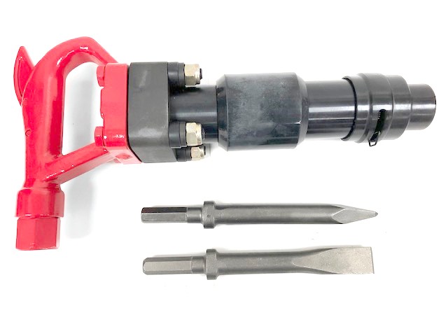 Pneumatic Air 4 Bolt Chipping Hammer CH3RHX + 2 Bits