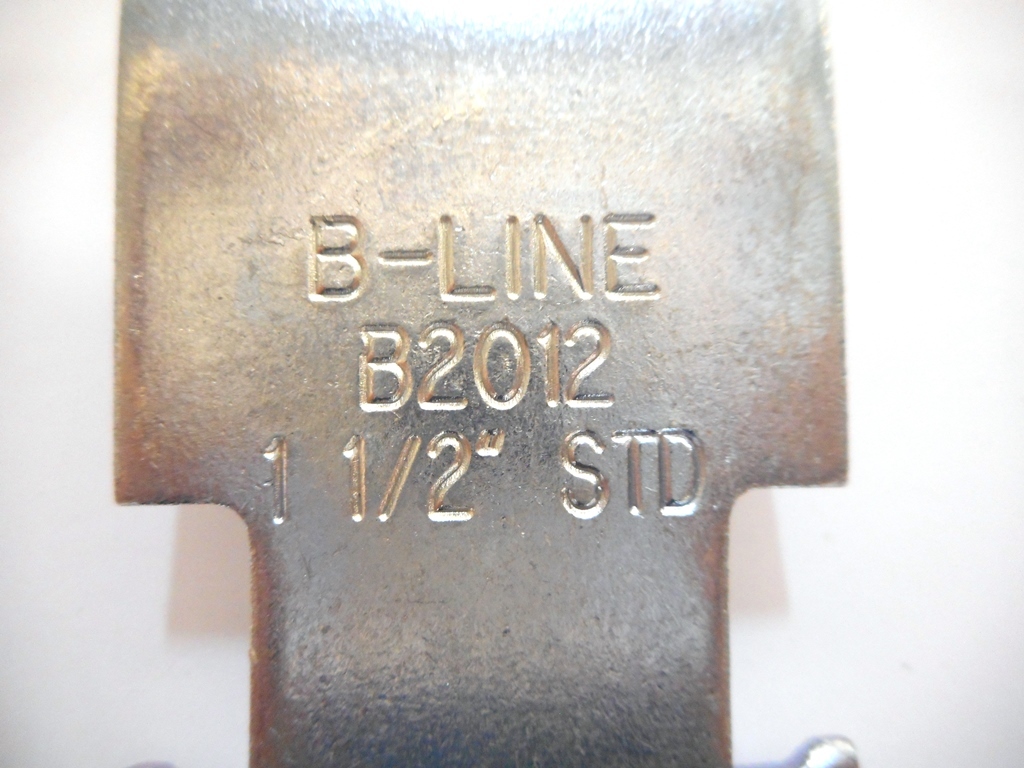 COOPER B-LINE 1-1/2″ STD CONDUIT STRAPS B2012 (PACK OF 5)
