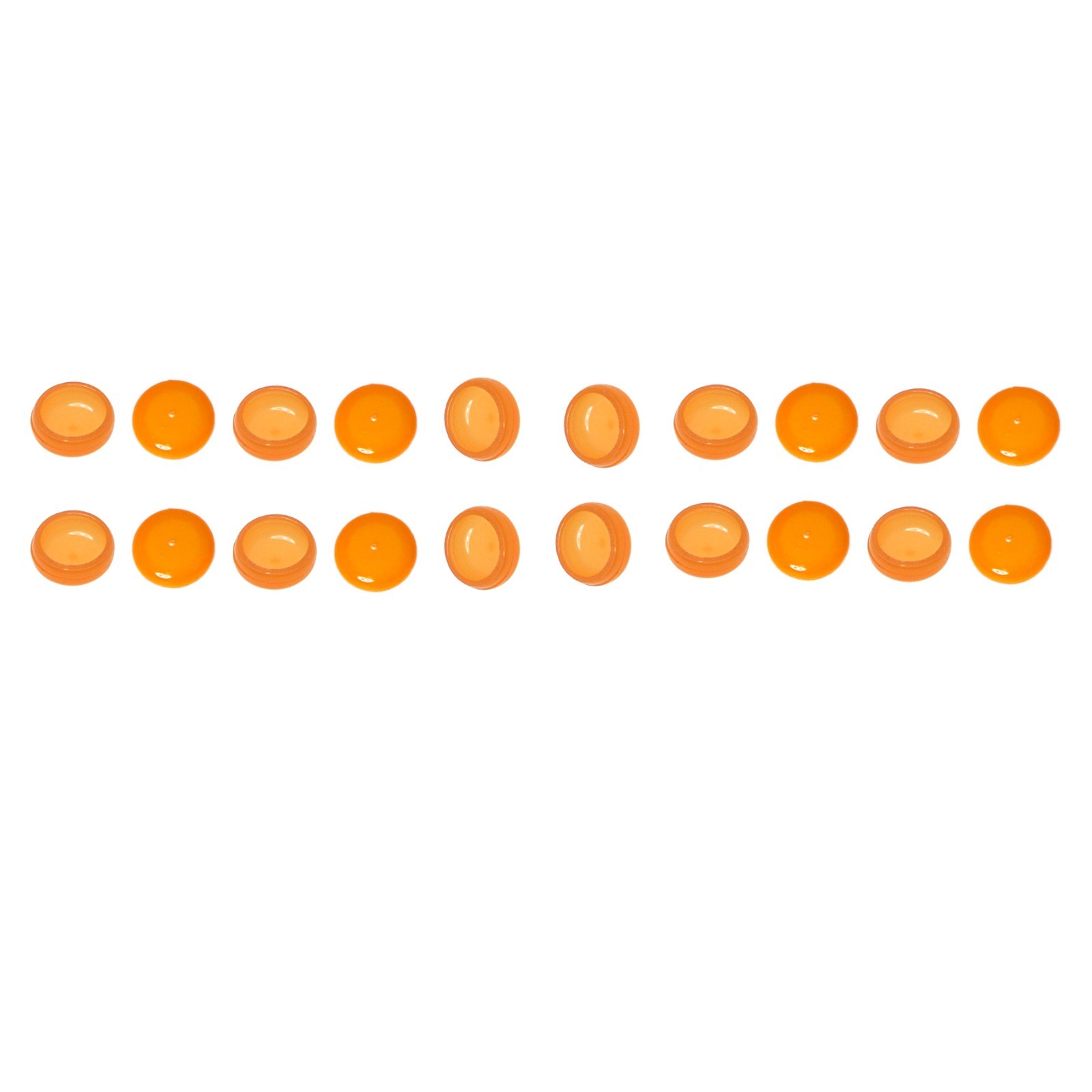 US Zest Locator Orange Extended Range Male Cap 0.8lbs 20pk Dental Compatible