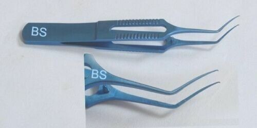 Capsulorhexis Forceps Utrata Forceps Titanium 12 mm long Fine Blunt Tip 0.3 mm