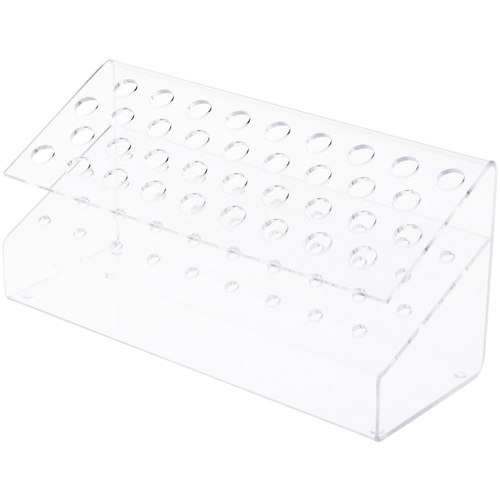 Plymor Clear Acrylic Slanted 36 Pen Display Holder, 4.5″ H x 9.5″ W x 3.75″ D