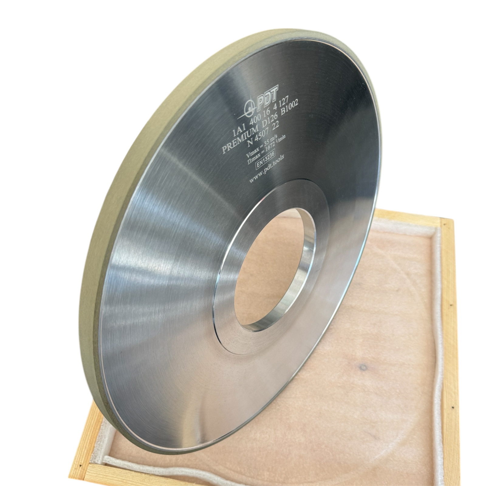 Diamond grinding wheel 1A1 400-16-4-127 D126 PREMIUM B1002
