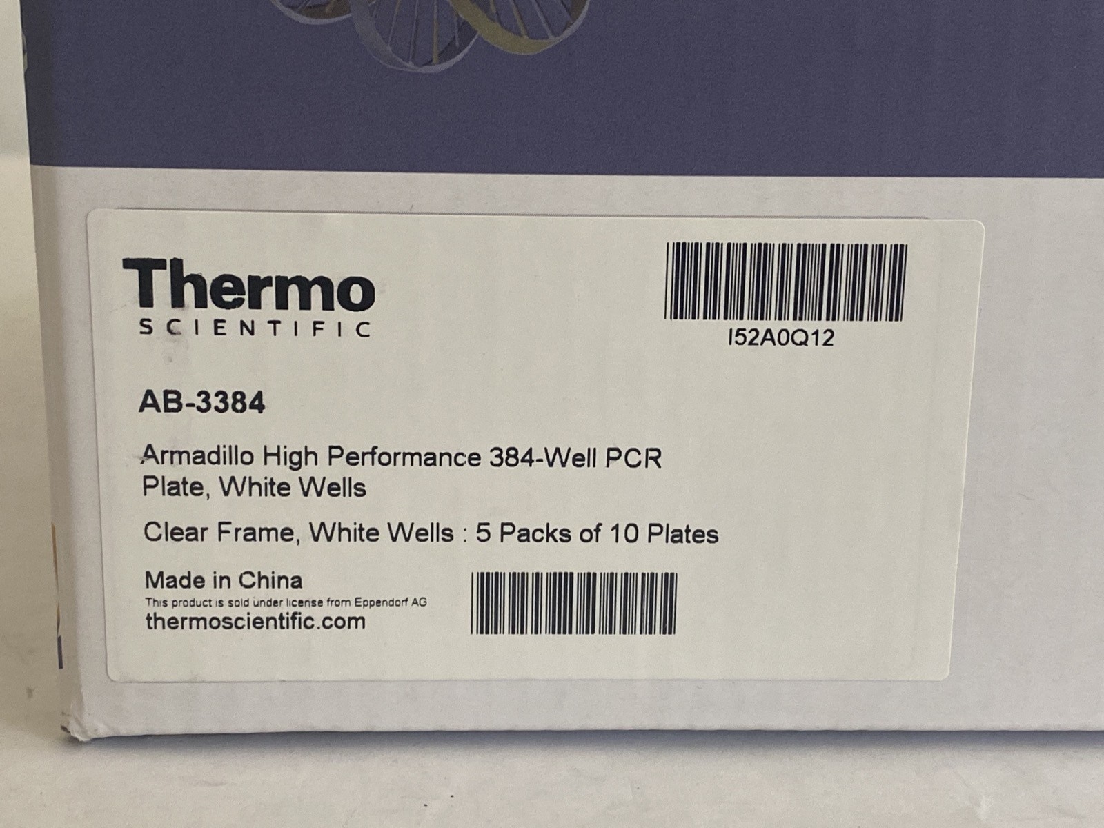 (50/Pk) THERMO SCIENTFIC 384-Well Armadillo HP PCR Culture Plates AB3384