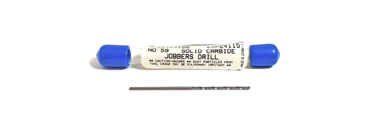 #59 (.041″) Carbide Drill Jobber Length 118 Degree MA Ford 24115