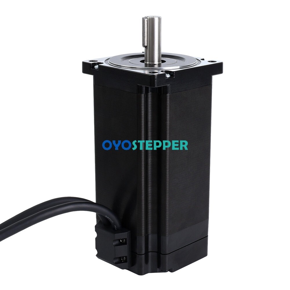 Nema 34 Closed Loop Stepper Motor 1.8deg 12Nm 6A Φ14mm Encoder 1000CPR 86 x 86mm