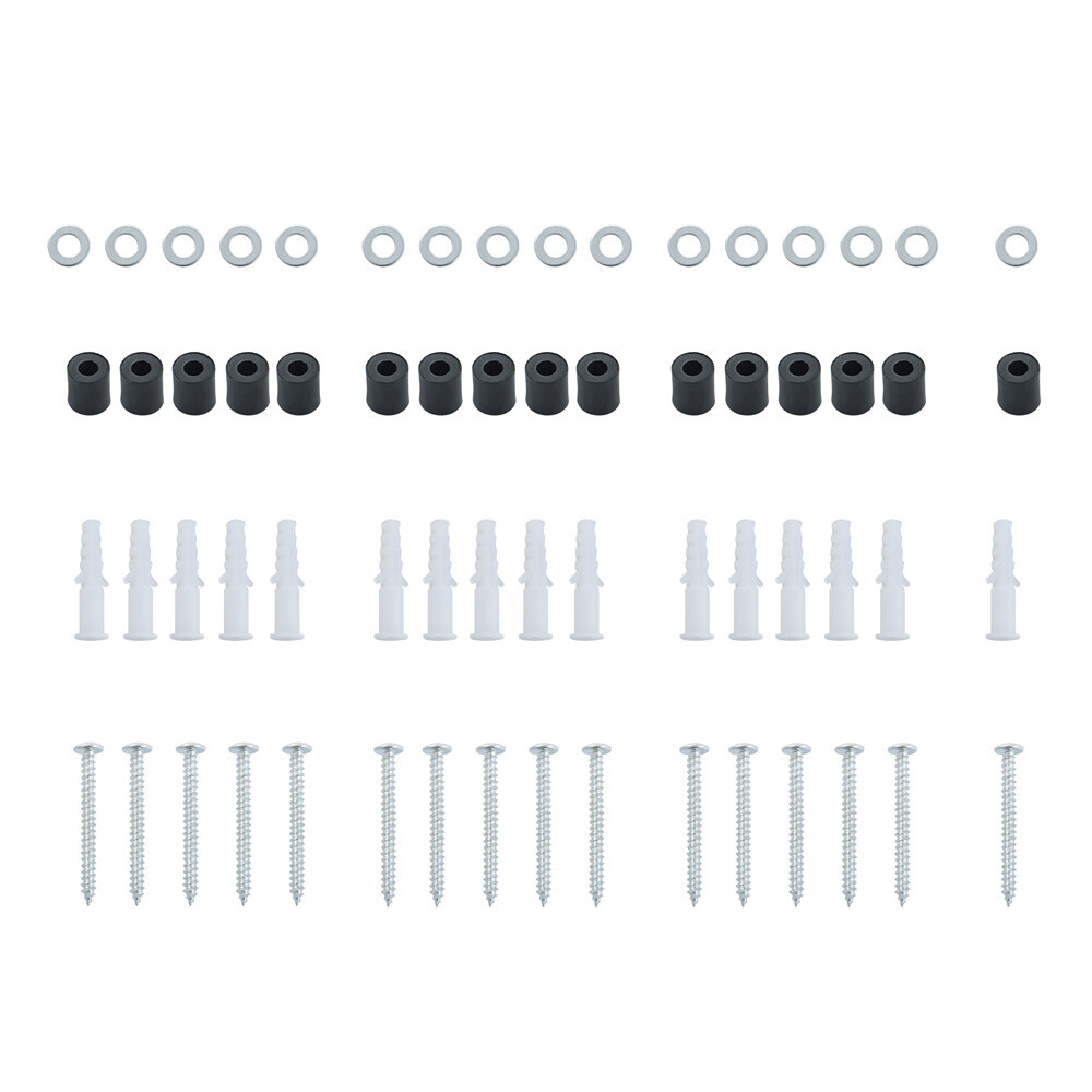 4 Pack Metal Pegboard Panels Black Pegboards Wall Organizer For Walls Home