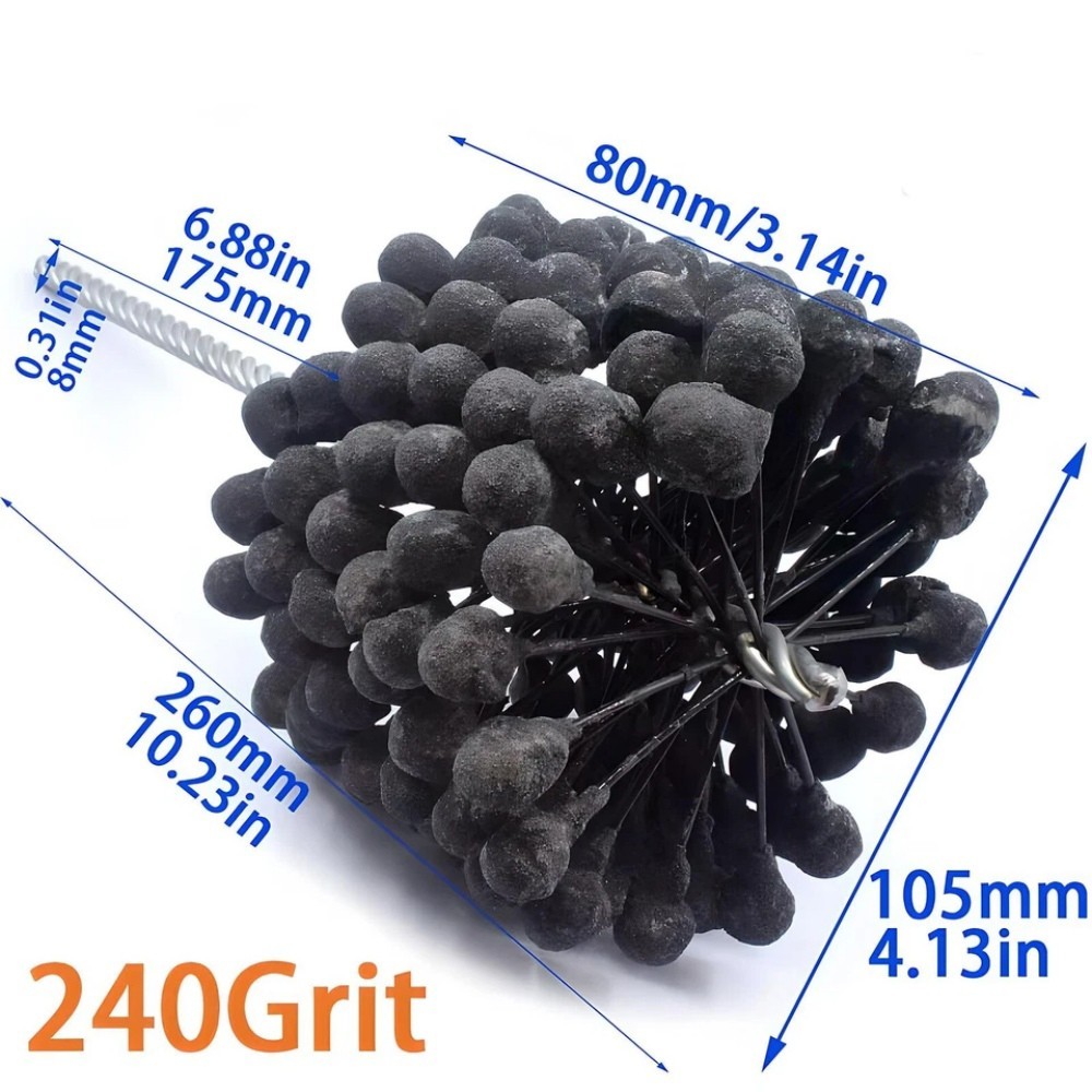4in 100mm to105mm Engine Cylinder Hone Bore Brush Ball 240 grit Polishing Tool