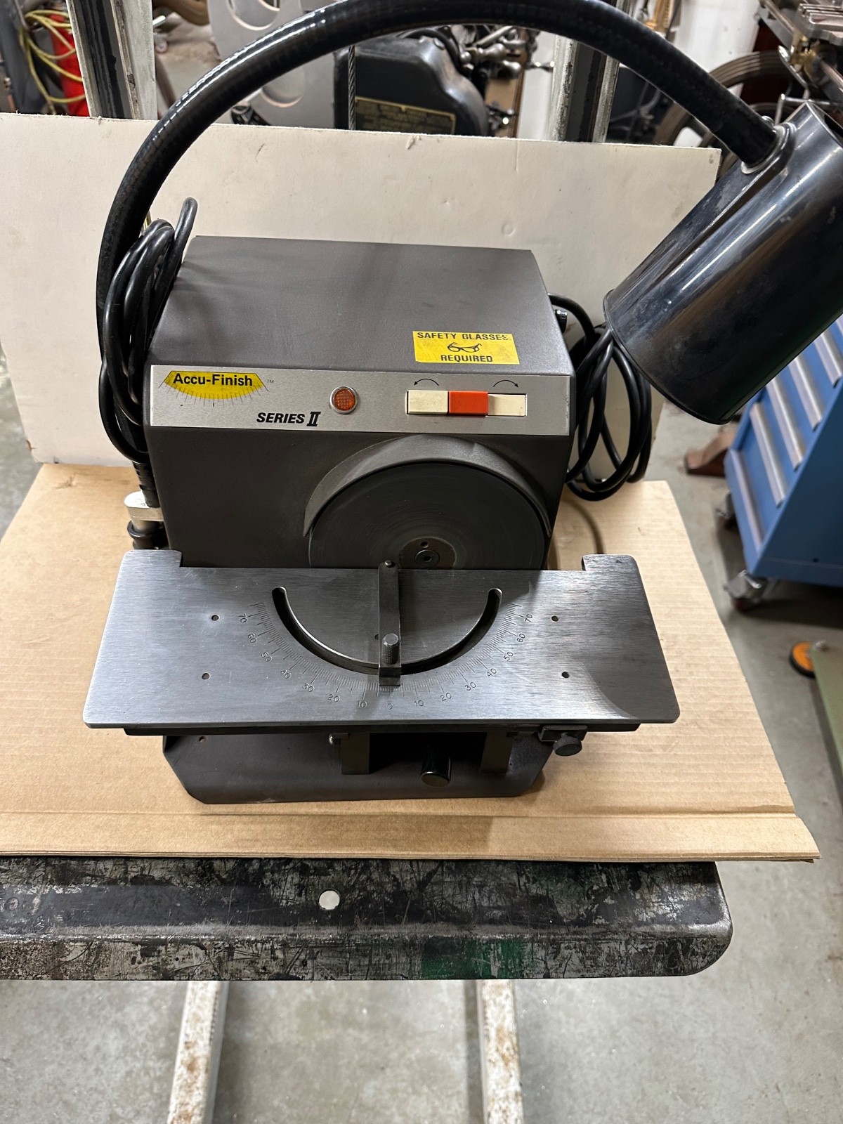 GLENDO ACCU-FINISH SERIES II 6″ CARBIDE GRINDER 115V + 360 GRIT DIAMOND WHEEL