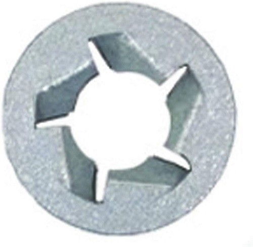 100 1/4″ Pushnut Bolt Retainers 1/2″ O.D. Zinc