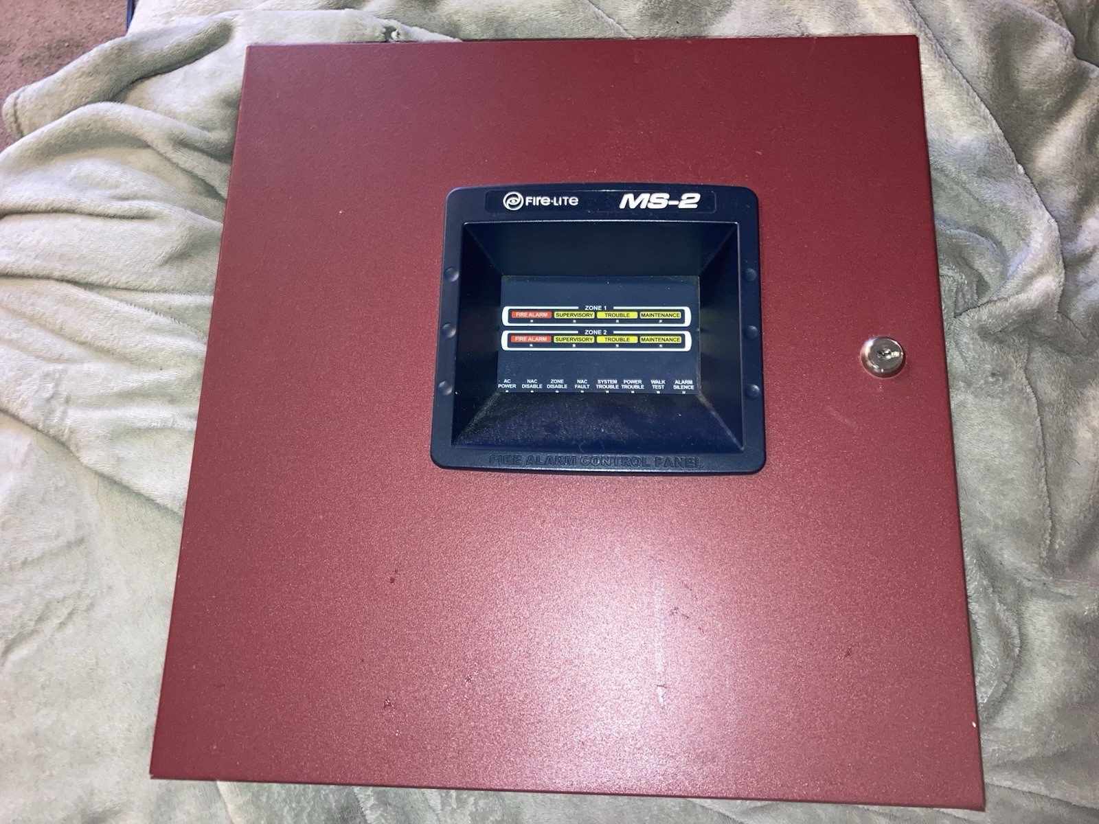 Fire-Lite MS-2 Fire Alarm Control Panel FOR PARTS/Repair