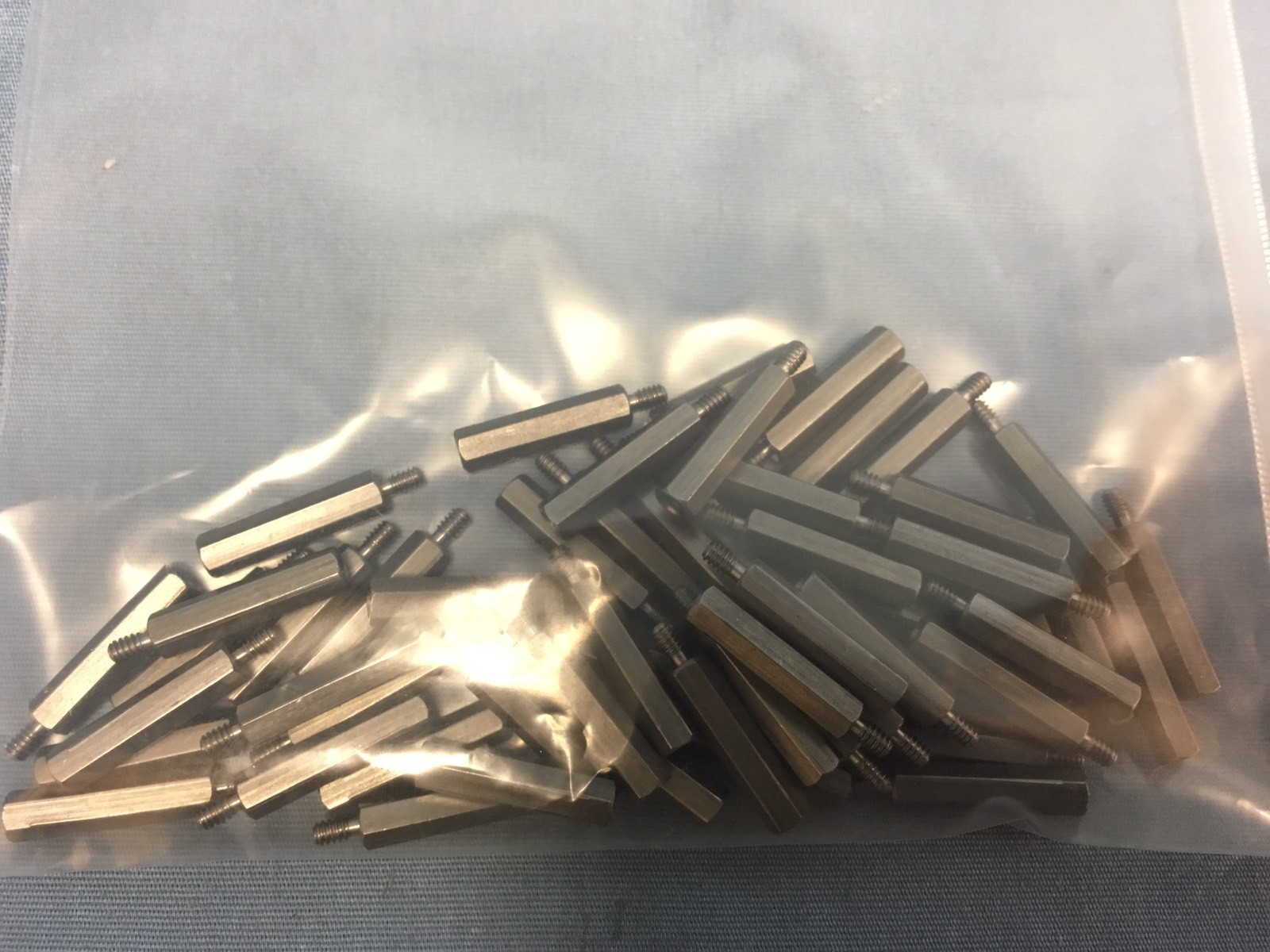 50 NEW RAF Bisco 4510-440-SS Standoffs 13/16″ 4-40 thread Stainless Steel