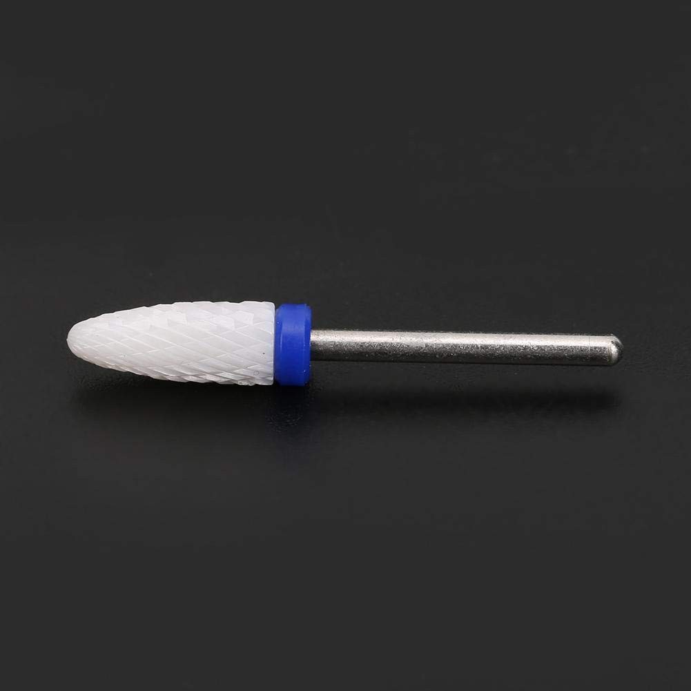 Nail Drill Bit Corn Head Ceramic Grinding Parts Medium M Blue Box