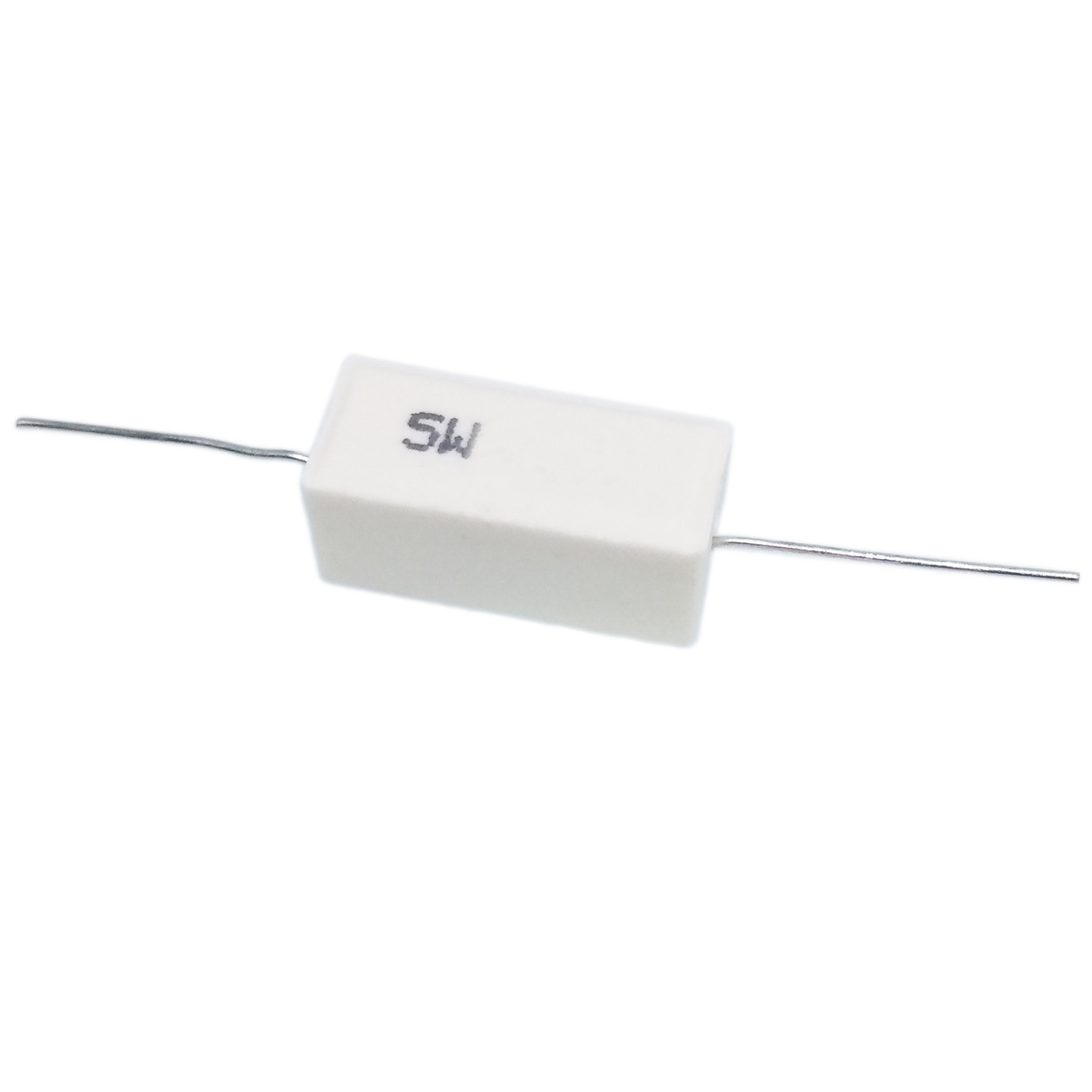 US Stock 10pcs 100 ohm 100RΩJ 5 watt Axial Ceramic Cement Power Resistor 5W