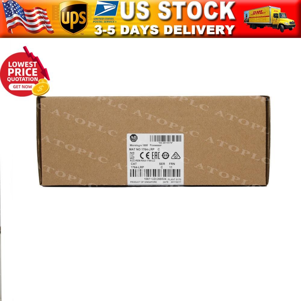 New Allen Bradley 1764-LRP AB SER C MicroLogix 1500 Processor PLC US Free Tax