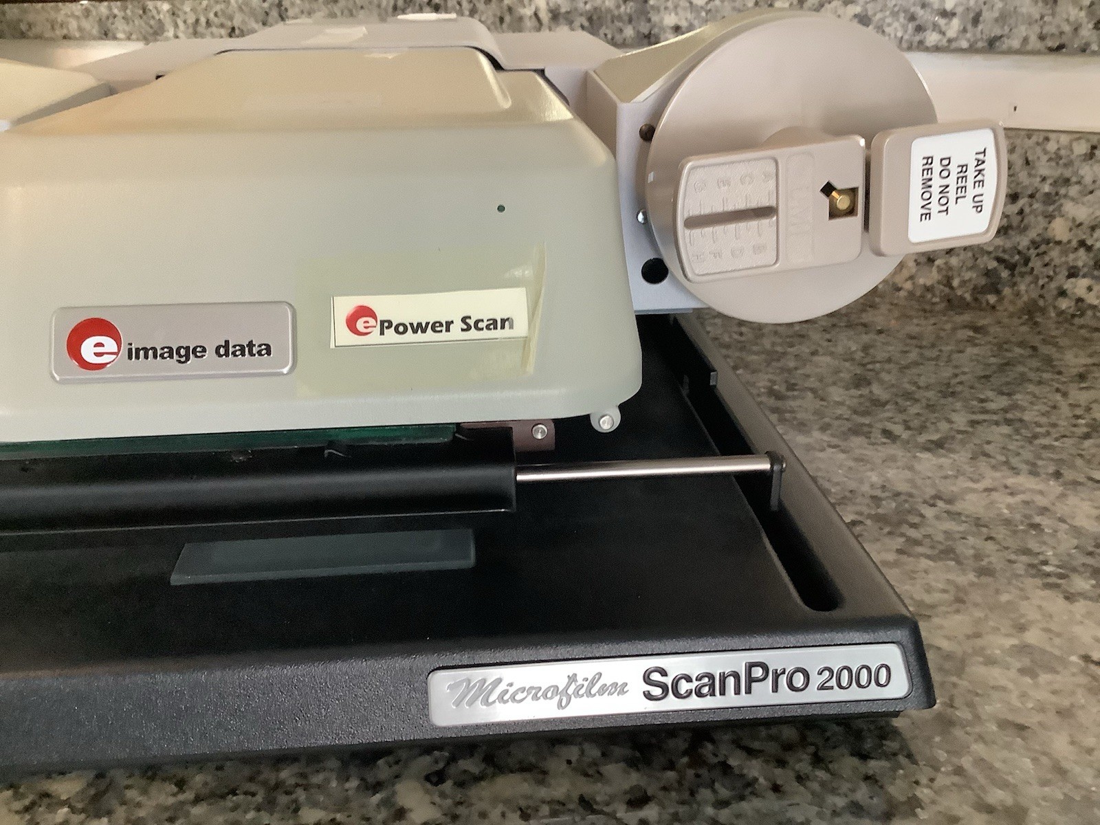 ScanPro 2000 Microfilm Scanner E-Image Data MSPGDX-SP7 NotTested NoPwr As Is