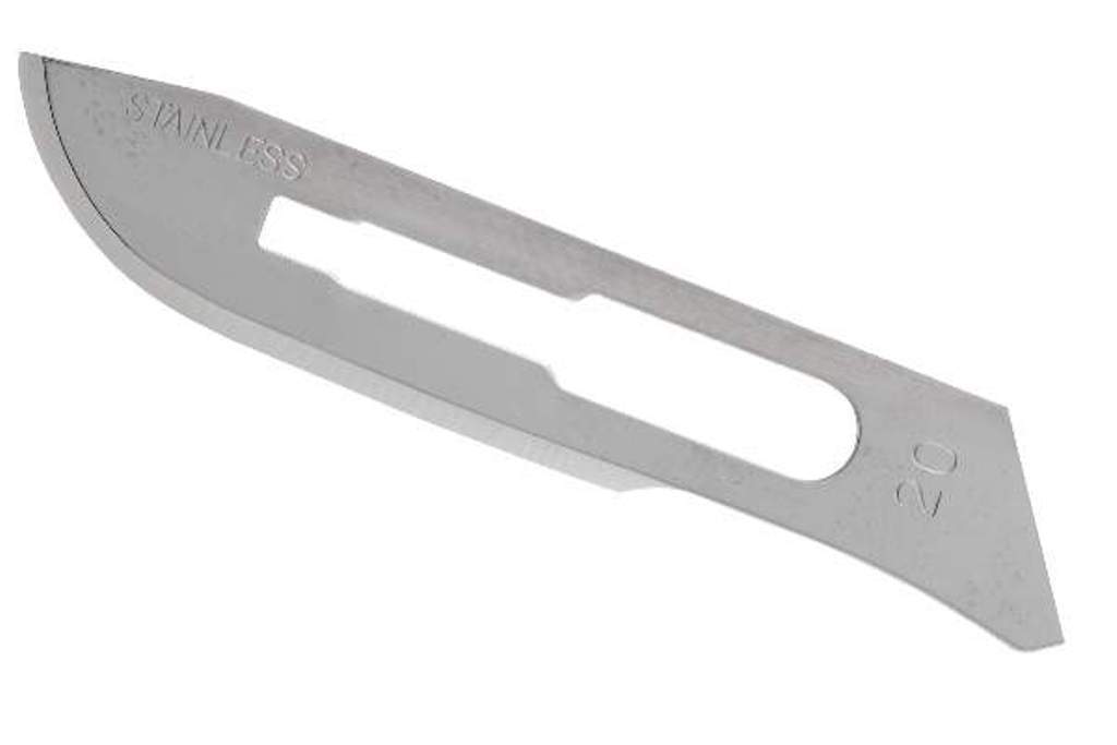 Paragon #20 Scalpel Blades Sterile Foil Pkg Stainless Vet Supply Set of 10