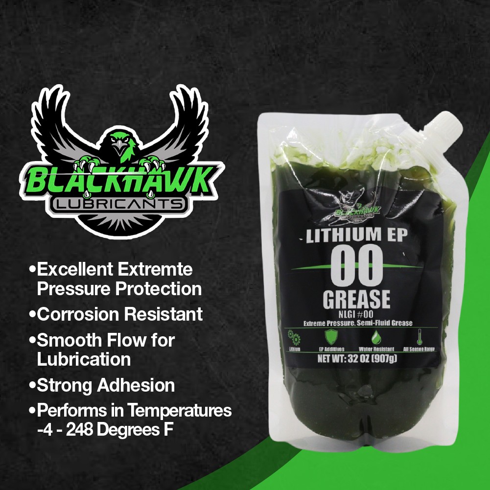 BLACKHAWK PERFORMANCE Lithium EP00 Grease – 32 oz EZ Squeeze Pouch (1pk)