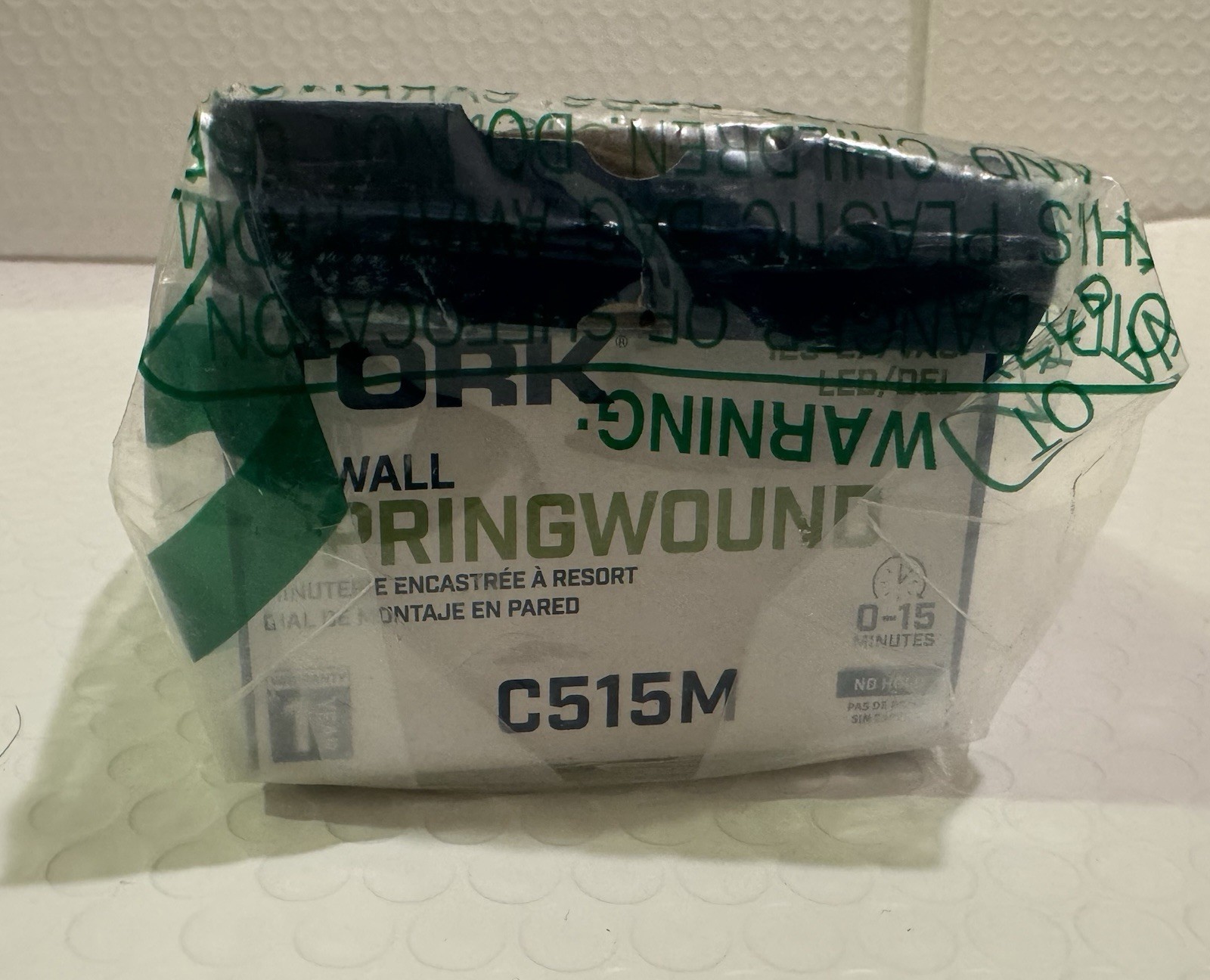 Nsi Tork Spring-Wound Timer,Range 0 to 15 min. C515M Nsi Tork C515M 786261155016