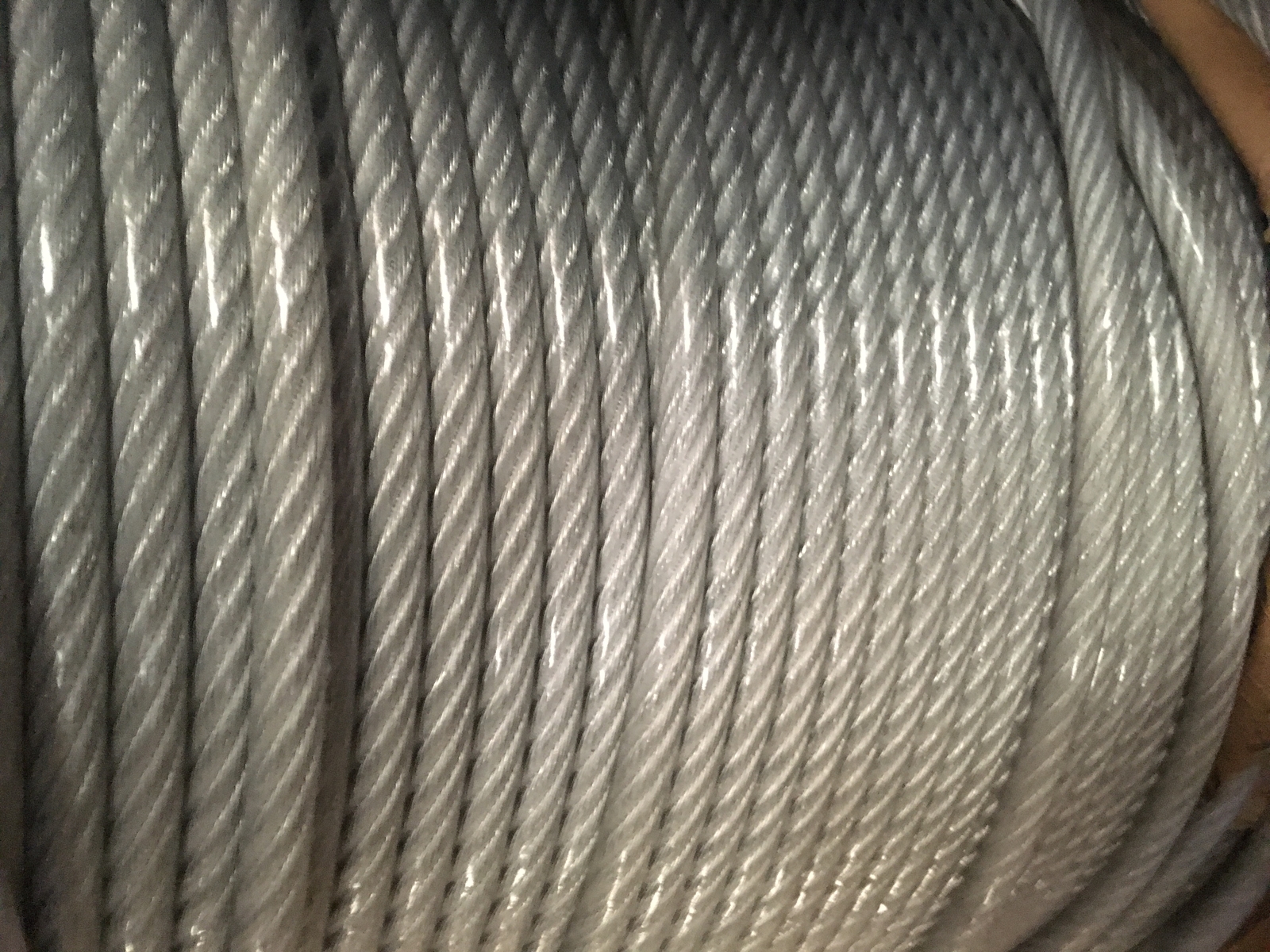 5/16″-3/8″ Vinyl Coated Galvanized Aircraft Cable Steel Wire Rope 7×19 100 Feet