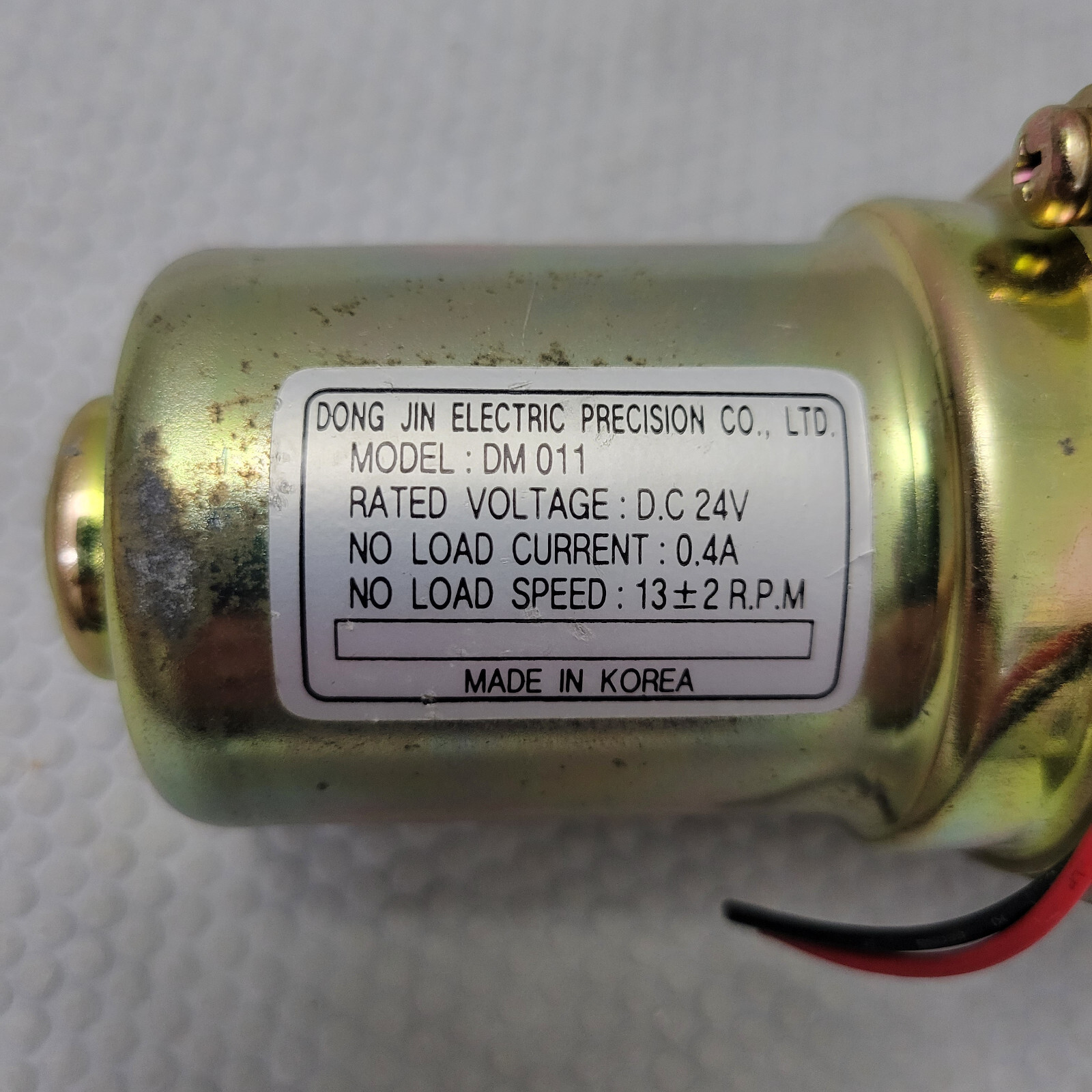 Geared Motor Dong Jin DM 011 DM011 DC-24V