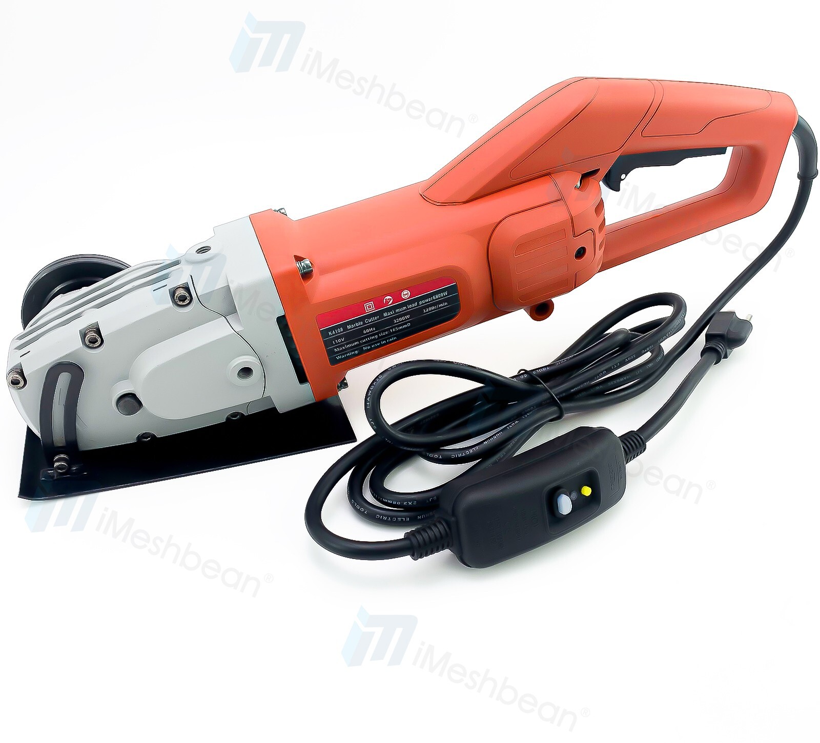 16” Electric Concrete Saw Wet/Dry Saw Cutter with Water Pump and Blade 3200W US