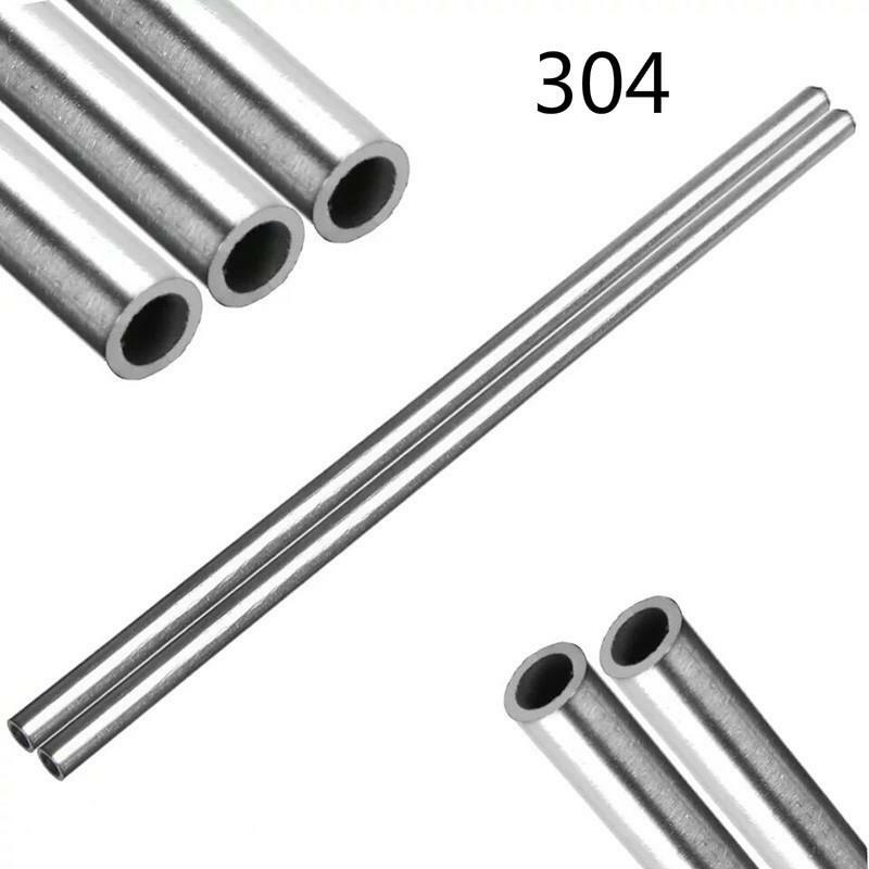 304 Stainless Steel Capillary Tube Pipe Length 250mm Dia 0.3 mm OD to 12 mm