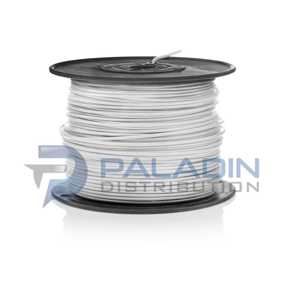 #14 Gauge White Copper Solid Wire 500′ FT Roll THHN/THWN UL Listed – White