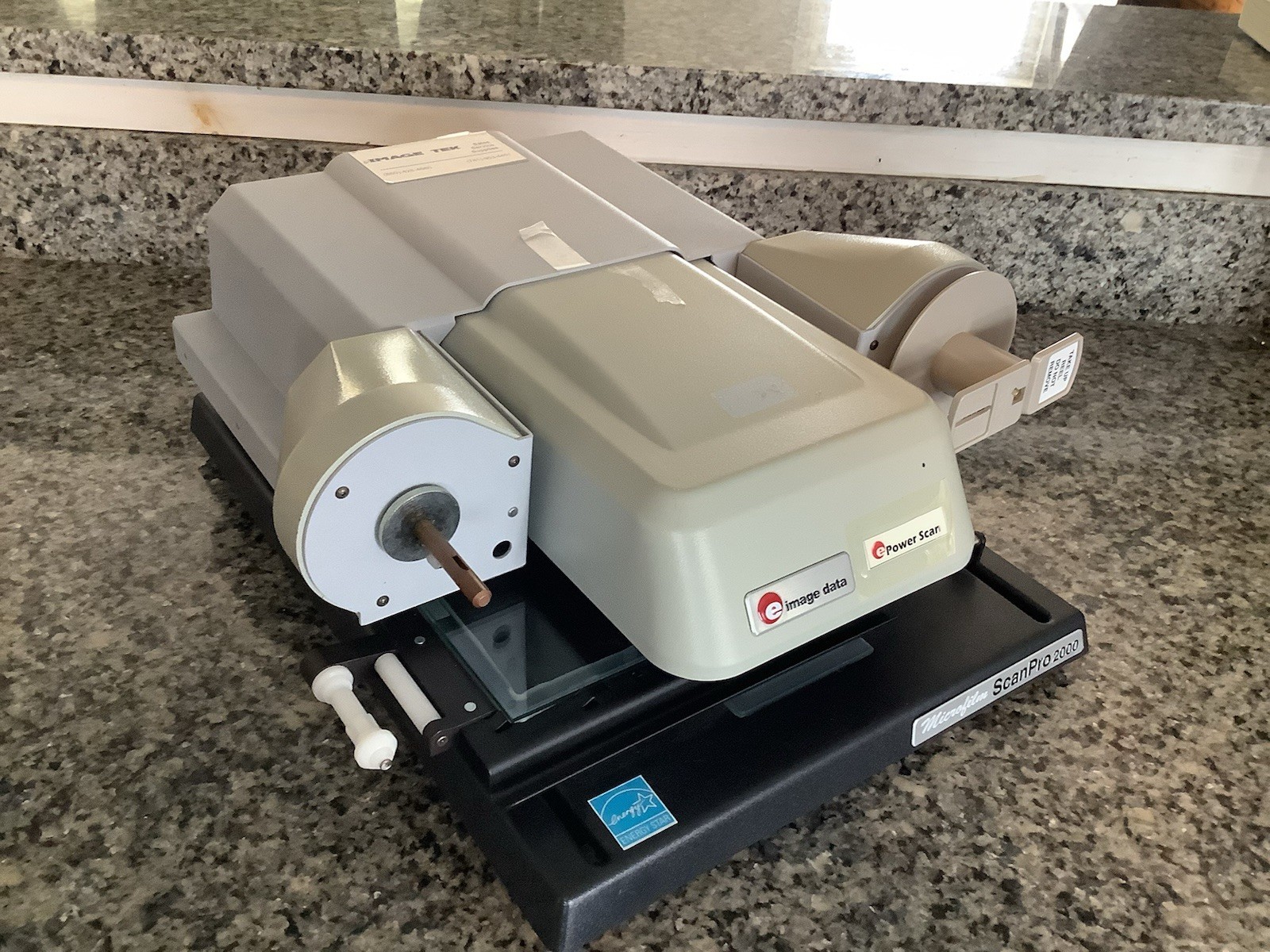 ScanPro 2000 Microfilm Scanner E-Image Data MSPGDX-SP7 NotTested NoPwr As Is